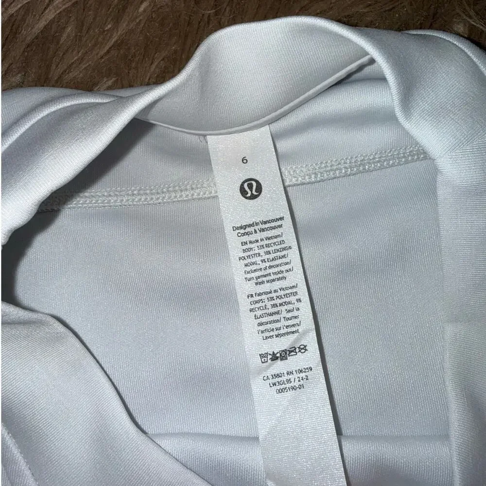New Lululemon Oversized Crop Crew Softreme Women’s LVPR size 6